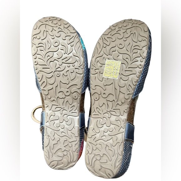 💙 NWOT! L’ARTISTE BY SPRING STEP IN “LIZZIE-ROSE” HAND PAINTED MARY JANE! - Picture 8 of 16